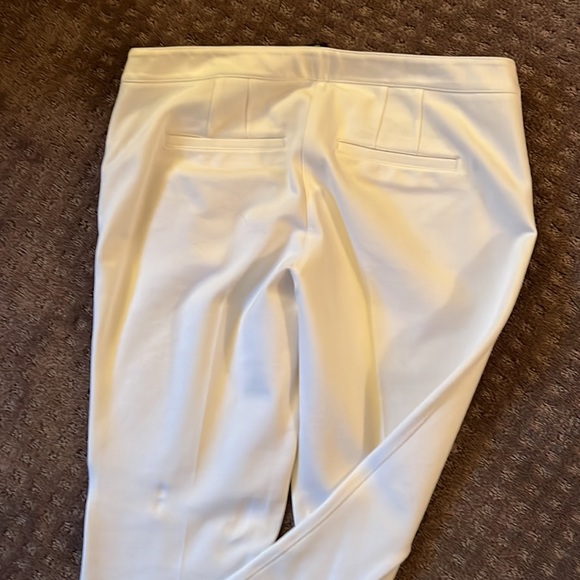 Cream stretchy dress pants by White House Black Market 6Boot cut. - Picture 4 of 6